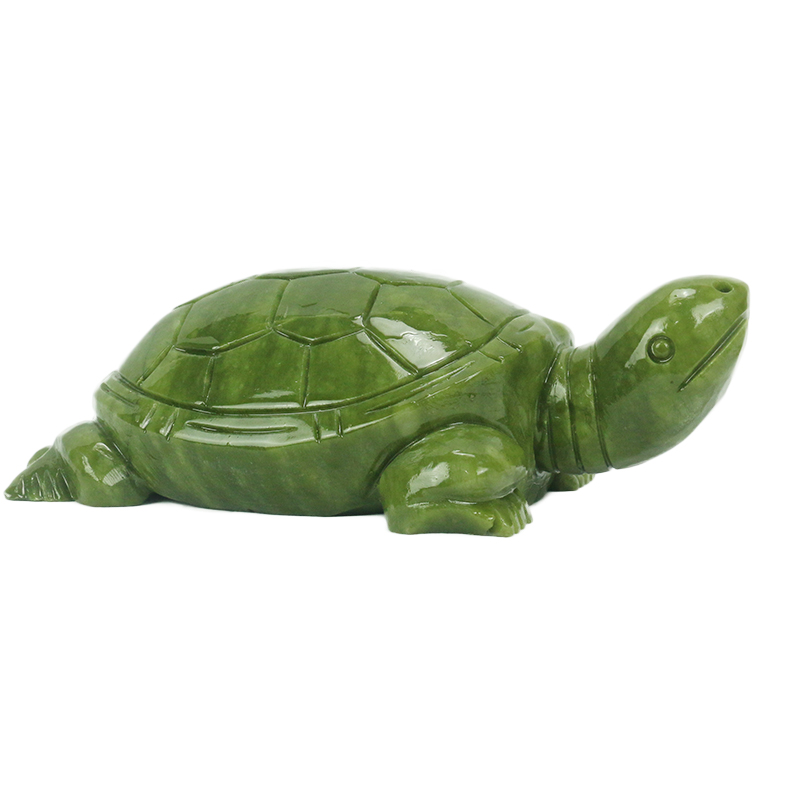 Aquarium Marine Tank - Giada naturale/scultura di tartaruga/decorazione domestica/ornamenti feng