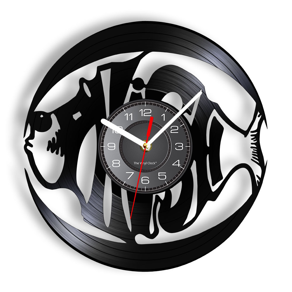 Marine Aquarium Live - Orologio da Parete in Vinile a