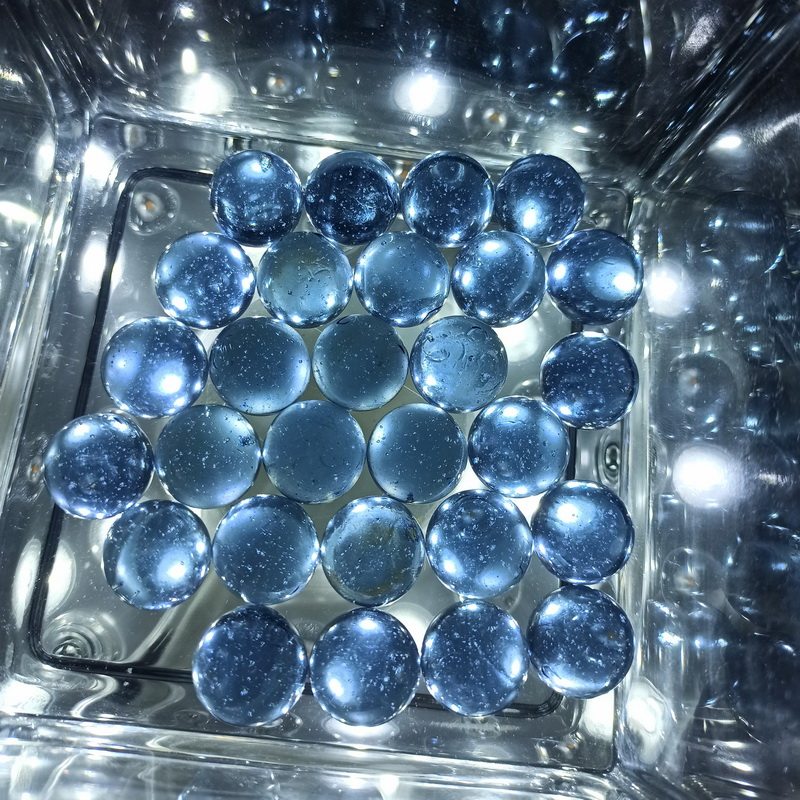 Aquarium Marine Tank - Biglie di Vetro Colorate 14/16/17mm per