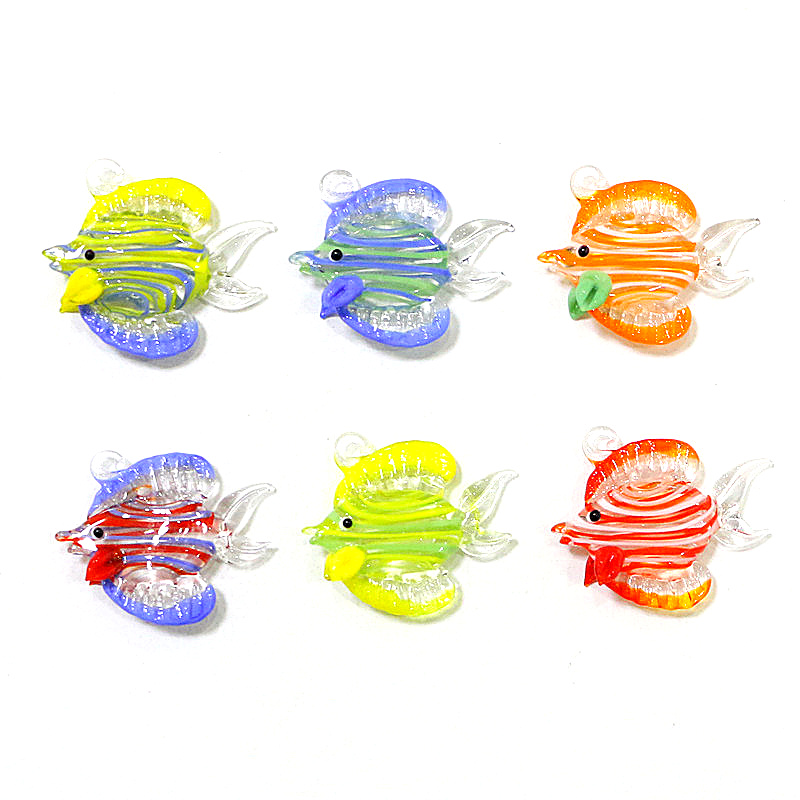 Aquarium Marine - 2 Pack Handmade Pesce Tropicale Mini