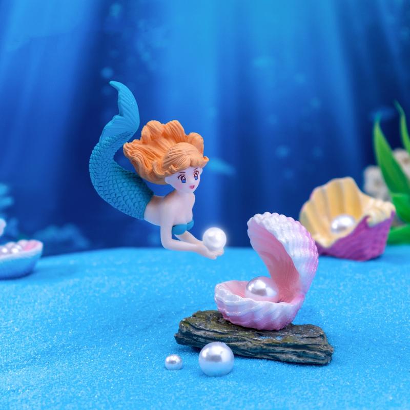 Set di 4 Ornamenti in Plastica - Aquarium Marine Tank recensione e prezzo