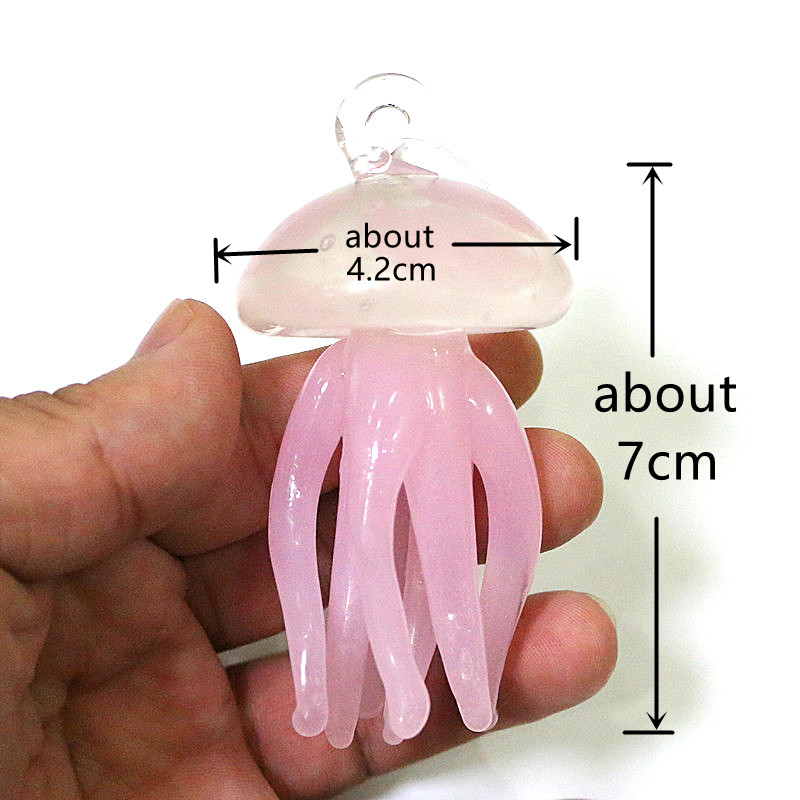 Ciondolo in vetro medusa rosa  - Aquarium Marine recensione e prezzo
